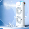 Double Ended Rechargeable Spray Fan – Ultimate Cooling Convenience: Stay Cool Anywhere, Anytime