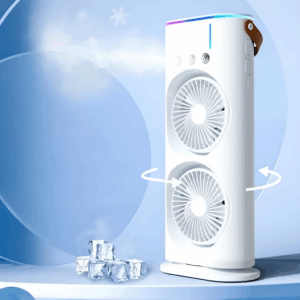 Double Ended Rechargeable Spray Fan – Ultimate Cooling Convenience: Stay Cool Anywhere, Anytime